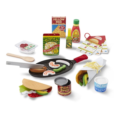 Melissa & Doug Fill + Fold Taco + Tortilla Set 9370